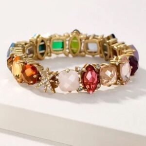 stella & dot ~ candy jewel collection stretch bracelet ~ retired VHTF